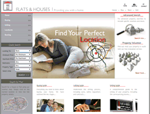 Tablet Screenshot of flatsorhouses.com